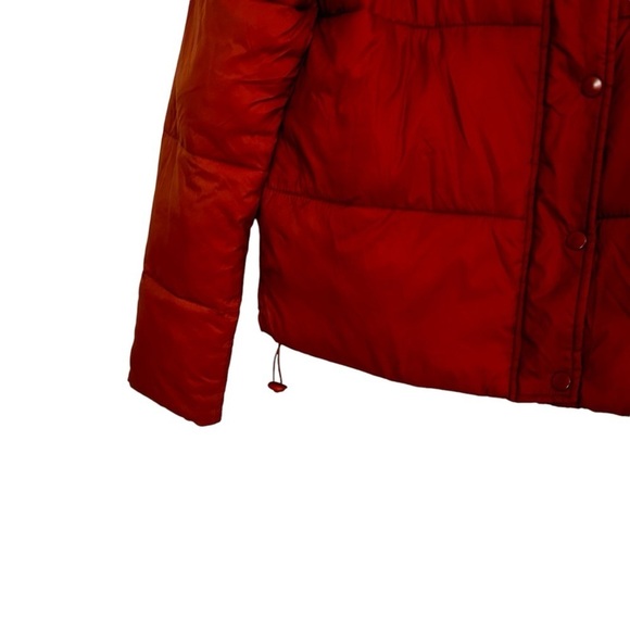 Deluc Pocketed Puffer Jacket- Brick- Size Small - Picture 10 of 14